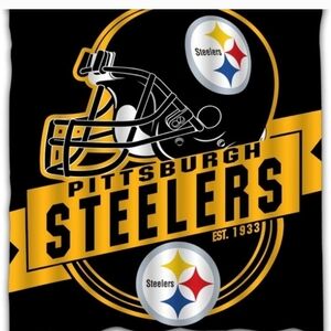 Pittsburgh Steelers Shower Curtain And Hangers